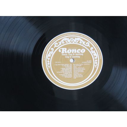 VARIOUS ARTISTS, DANCE SING OR ANYTHING VINYL LP.