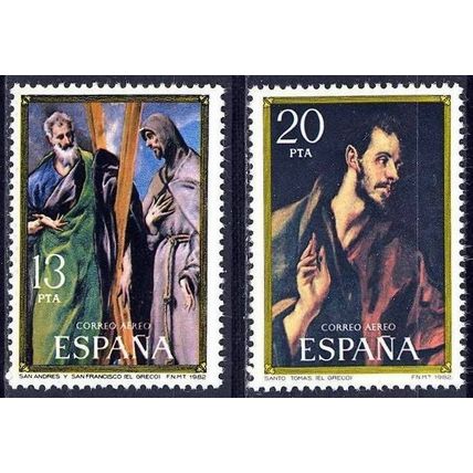 España. 1982. Mi # 2552 / 53. Tribute to El Greco