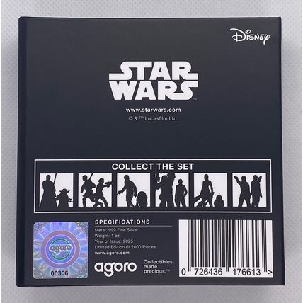 Agoro Collectible Rey And BB-8 Star Wars Allies 1 Oz Silver Medallion 2025