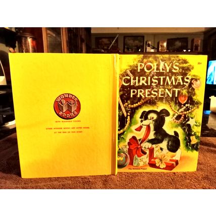 Wonder Book Series Polly's Christmas Present By Irma Wilde 1953 Great Condition