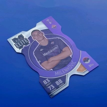 Match Attax Extra 2022 2023 Milenkovic Pro Elite Chrome Card XS19 Fiorentina