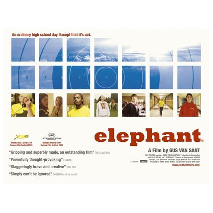 Elephant (2003)_3 Movie Film Poster Canvas iconic design