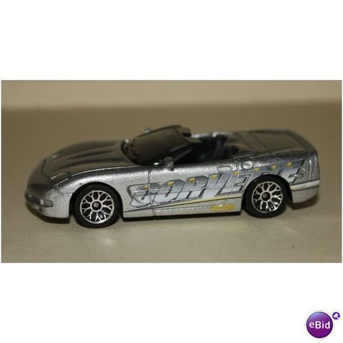 Matchbox Silver Corvette Convertible