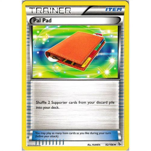 Pokemon XY Flashfire - #92/106 - Pal Pad