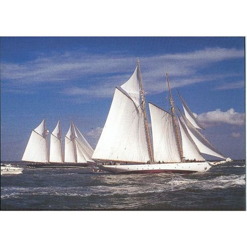 The Mission To Seafarers Postcard - Schooners Shenendoah And Thendara