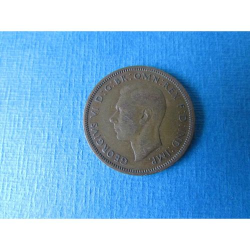 1933 GEORGE V HALFPENNY FREE POST. AAK