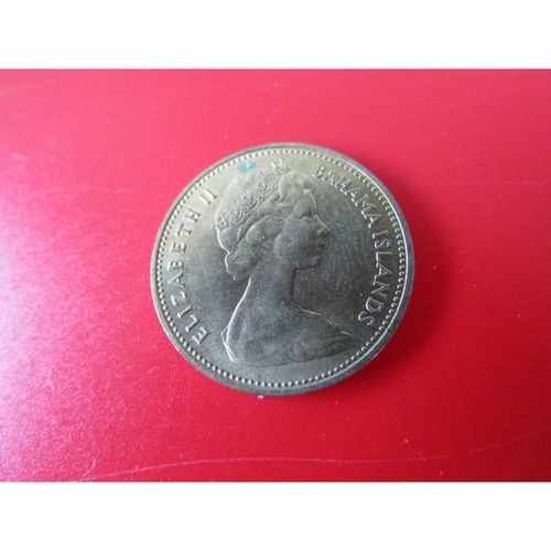 1969 QUEEN ELIZABETH II BAHAMAS ISLANDS ONE CENT FREE POST. V