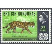 British Honduras 1967 Tourist 22c Jaguar Unmounted Mint MNH SG 248 Sc 206 stamp