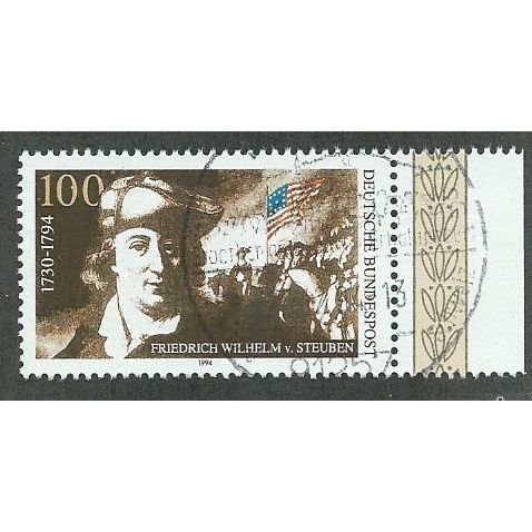 GER 1994 100pf 'FRIEDRICH WILHELM VON STEUBEN' FINE USED (EBID49-438)
