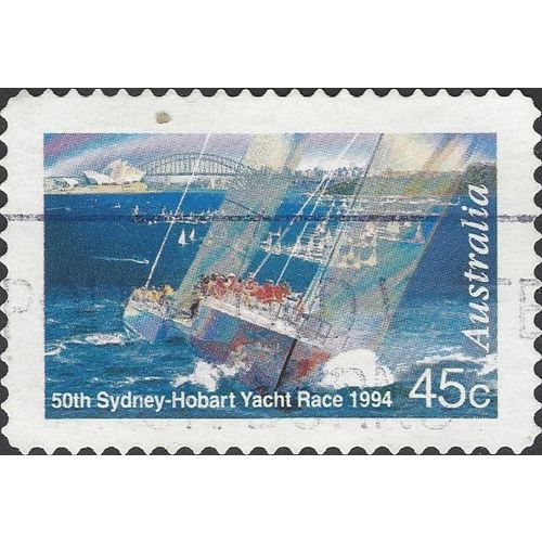 AUSTRALIA, SHIP, Sydney-Hobart race, Sydney, blue 1994, 45c, #2