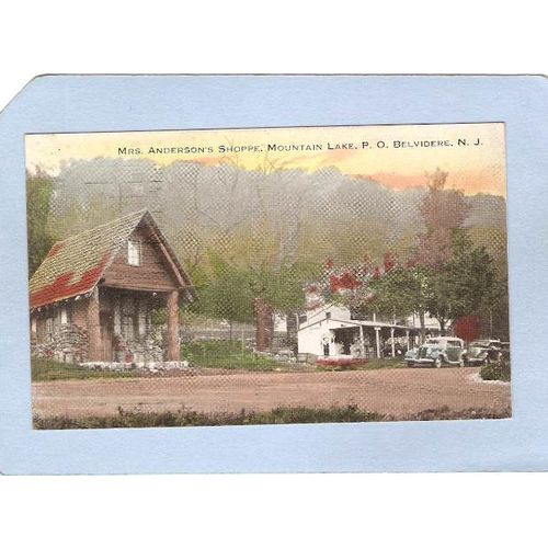 New Jersey Belvidere Mrs. Andersons Shoppe Mountain Lake P O Dirt Road Lea~2849