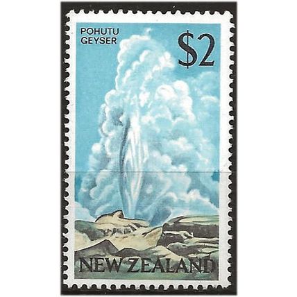 New Zealand 1968 SG879 $2 Black, Ochre & Pale Blue Unmounted Mint . .. .