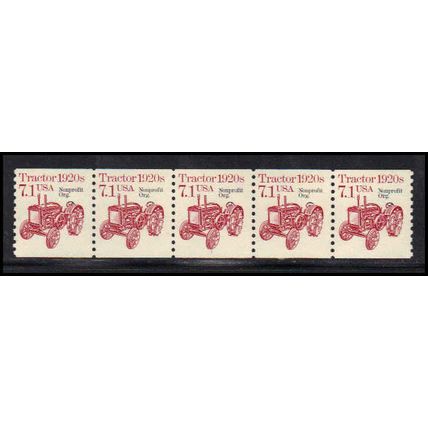 2127a 7.1c Tractor Fine MNH Dry Gum PNC 1/5 X0761