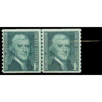 1299 1c Thomas Jefferson Fine MNH CLP R0824