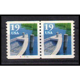 2529 19c Fishing Boat Very Fine MNH CNP Left A1111 PA1244