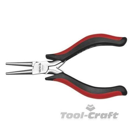 Yato professional mini pliers 115mm long round nose craft, electronic (YT-2086)