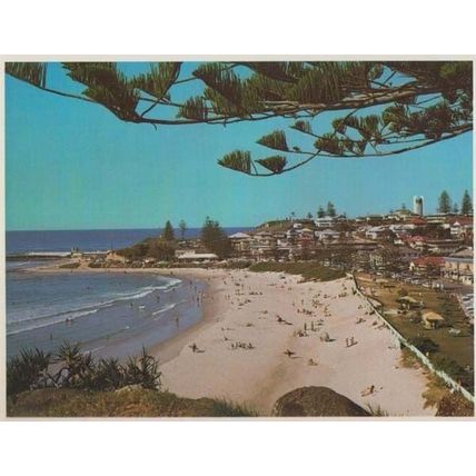 Rainbow Bay Coolangatta Queensland Gold Coast Australia Postcard