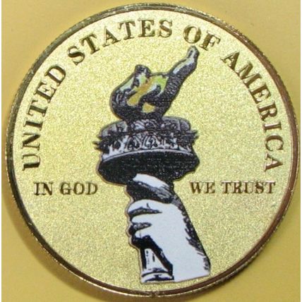 Trump, Take America Back. Challenge Coin. 1.50". 84b.
