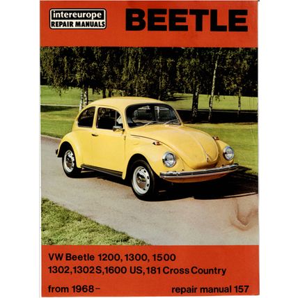 VW Beetle Service Repair Manual 1971 WSM157 901610356 PDF