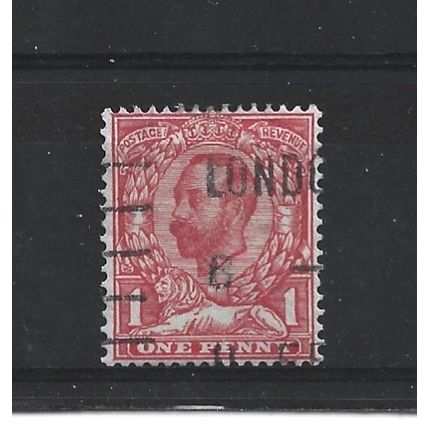 GB.SG327 1d Scarlet.Fine Used.Jun25g
