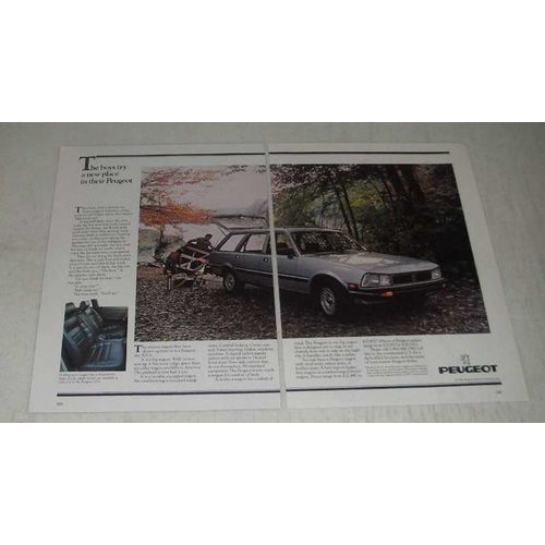 1984 Peugeot 505 S Wagon Ad - Try a New Place