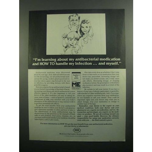 1984 Roche Medicine Ad - Antibacterial Medication