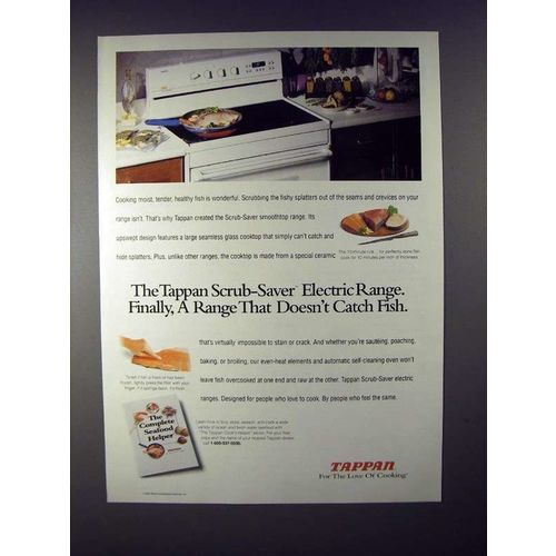 1992 Tappan Scrub-Saver Electric Range Ad!
