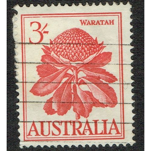 Australia 1959 Definitive Issue 3/- Scarlet SG326 GU