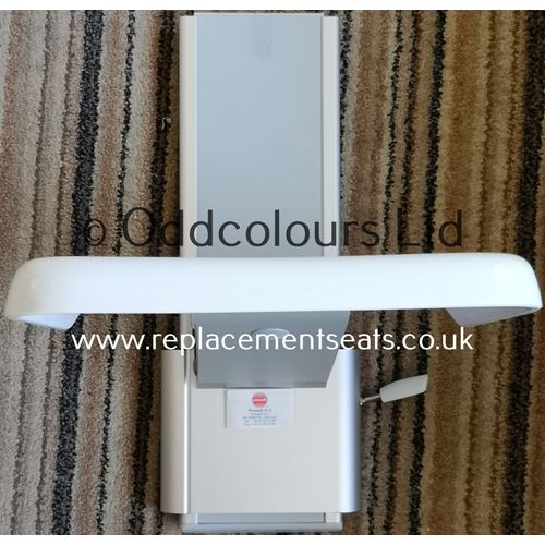 Armitage Shanks / Pressalit Care Adjustable Shower Seat in WHITE S6626AC