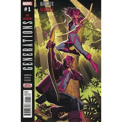 Generations: Hawkeye & Hawkeye (2017 One Shot) # 001 NM (CvrA) MODN AGE COMICS