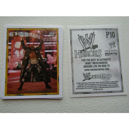 Topps - Merlin 2008 WWE Heroes Wresting Stickers 1-216 & P1-P15 Variants (EB2)