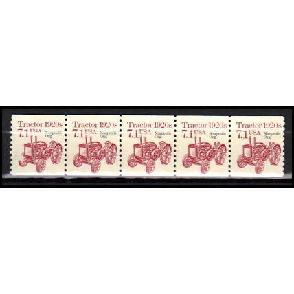 2127a 7.1c Tractor Fine MNH Dry Gum PNC 1/5 X0814