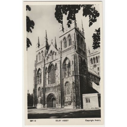 Frith postcard Selby Abbey, Selby, North Yorkshire. Unposted