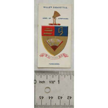 1913 Wills Arms of Companies No. 17 Fanmakers' Company