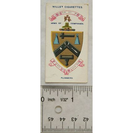 1913 Wills Arms of Companies No. 15 Plumbers' Company