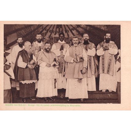 Mayombe Kongo African Mission Religious Antique Postcard