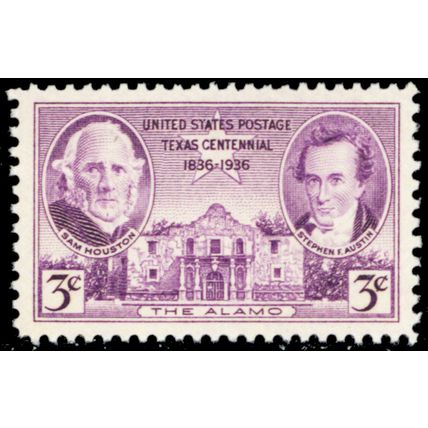 Texas Centennial One PACK OF TEN 3 Cent Postage Stamps Scott 776