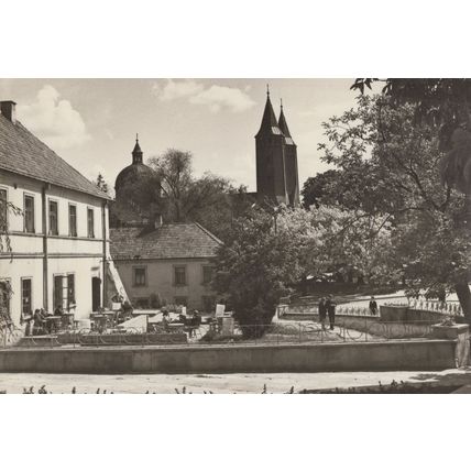 Plock Kawiarnia Zamkowa Poland Pub Real Photo Rare Postcard