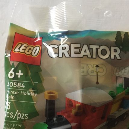 NEW Official Lego Creator Winter Holiday Train Poly Bag #30584 - 73 Pieces