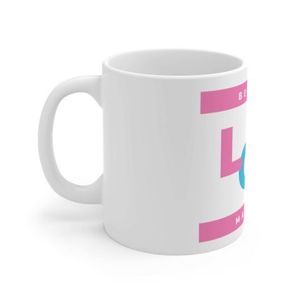 Pastel Because Love Matters 11oz Coffee Mug Front Center Print Only