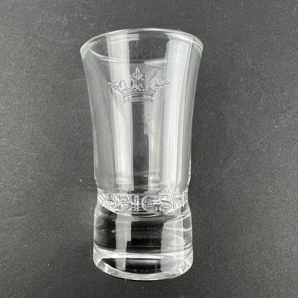 Sobieski Polish Vodka Embossed Logo Shot Glass Barware