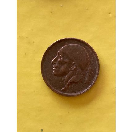 Umlaufmünze Belgien 20 Centimes 1960 Belgie