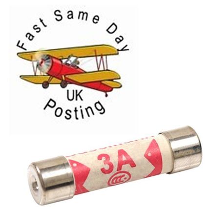 5 x Domestic Fuses Plug Top Household Mains 13 , 5 , 3amp Cartridge Fuses