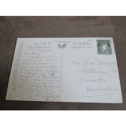 1950s Postcard - Farm in Irish Mountains / Eire - Artist A586