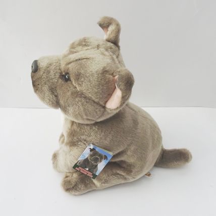 Blue Staffordshire Bull Terrier cute and cuddly Cuddly 12" toy dog