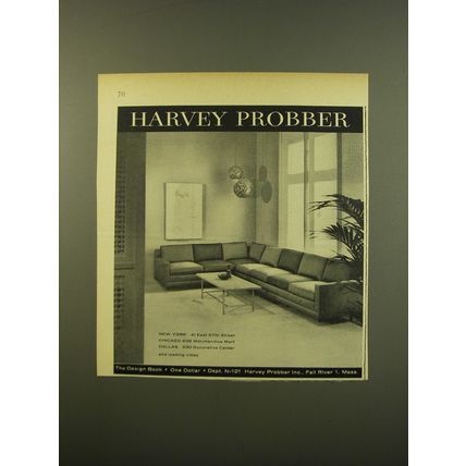 1961 Harvey Probber Furniture Ad