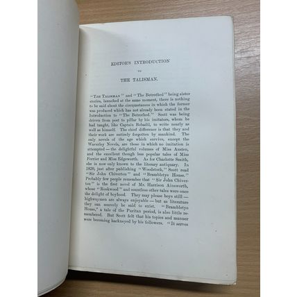 1894 WALTER SCOTT "THE TALISMAN" ANDREW LANG NOTES ILLUSTRATED ANTIQUE BOOK (P5)