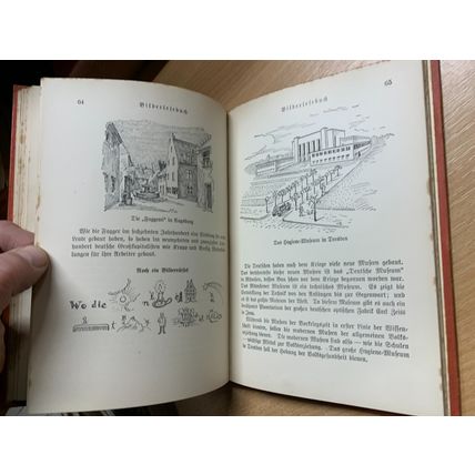 RARE* 1939 "BILDERLEFEBUCH" OTTO KOISCHWITZ GERMAN HARDBACK BOOK (P3)