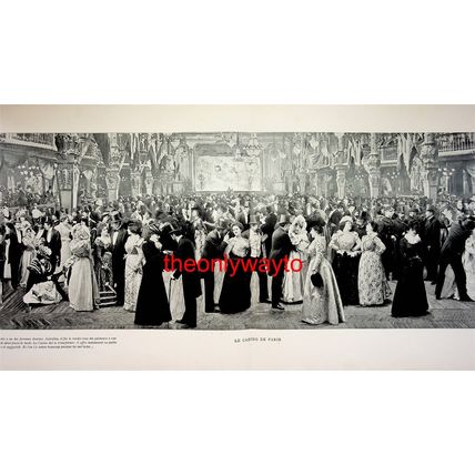 Paris Casino (Jane Derval, G Dulac, Reverse), Book Illustration (Print), 1910