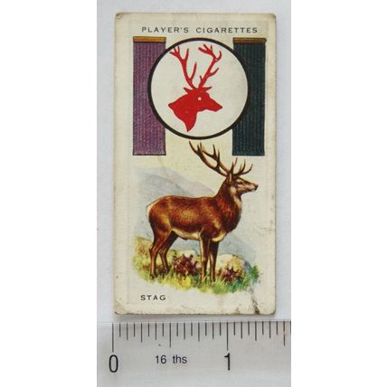 1933 Player's Boy Scout & Girl Guide Patrol Signs & Emblems No. 20 Stag